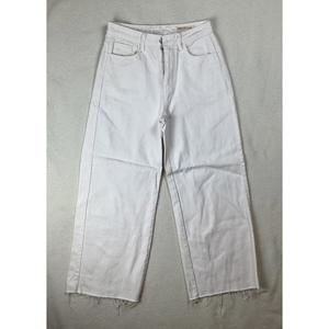 Wishlist wide leg white jeans size small
